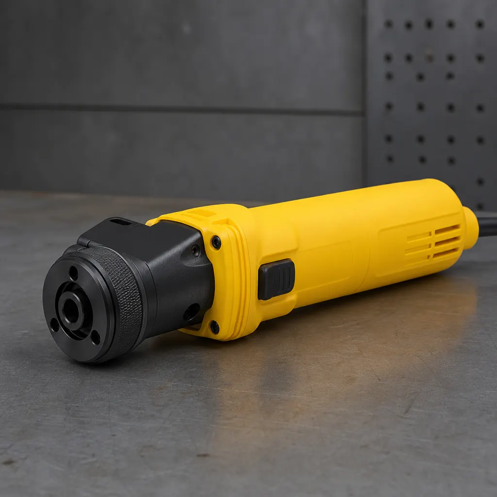 TIG Tungsten Electrode Grinder controls and screen