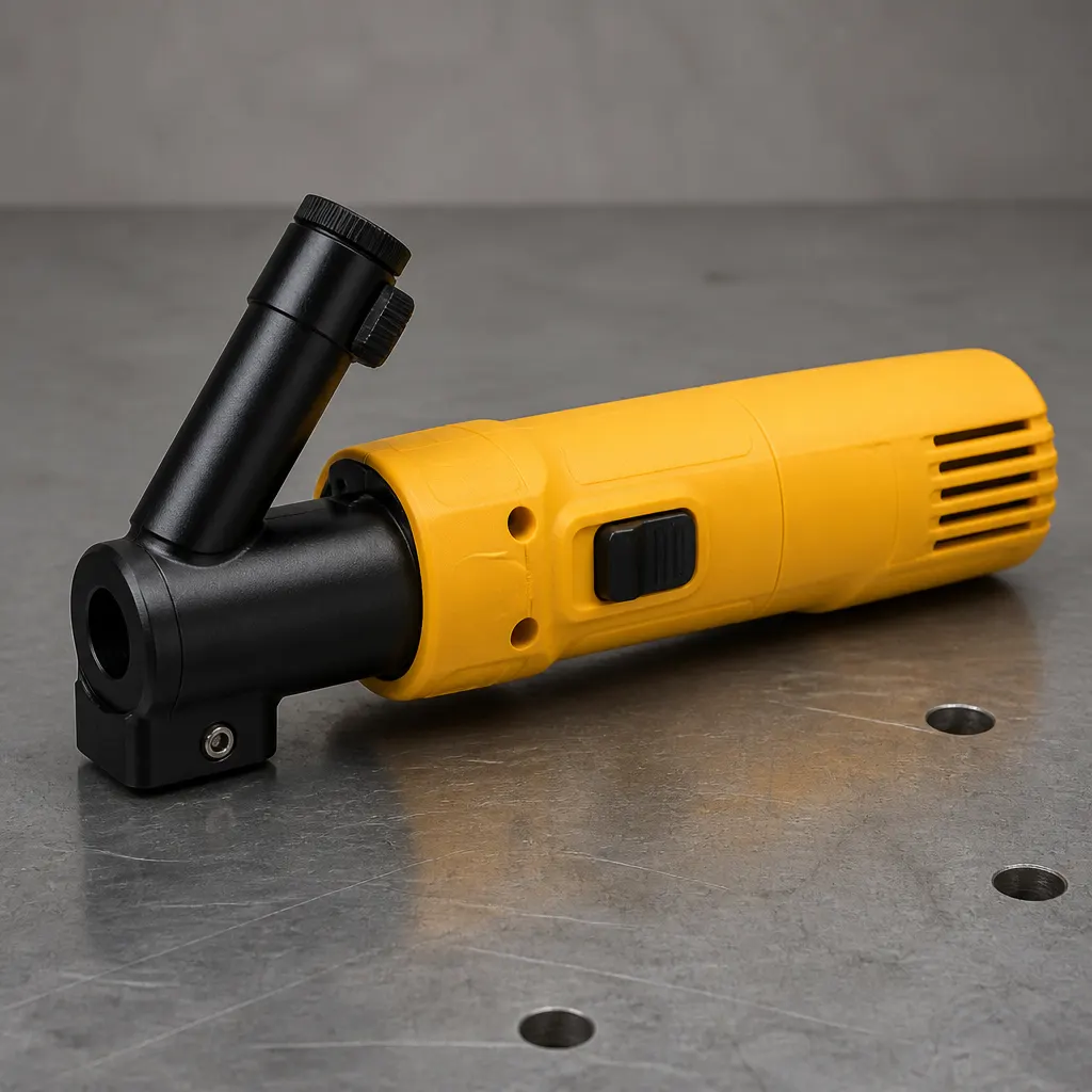 TIG Tungsten Electrode Grinder in use